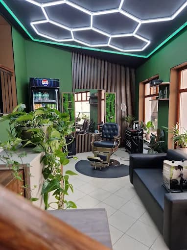 Barber křeslo a stanice ve studiu